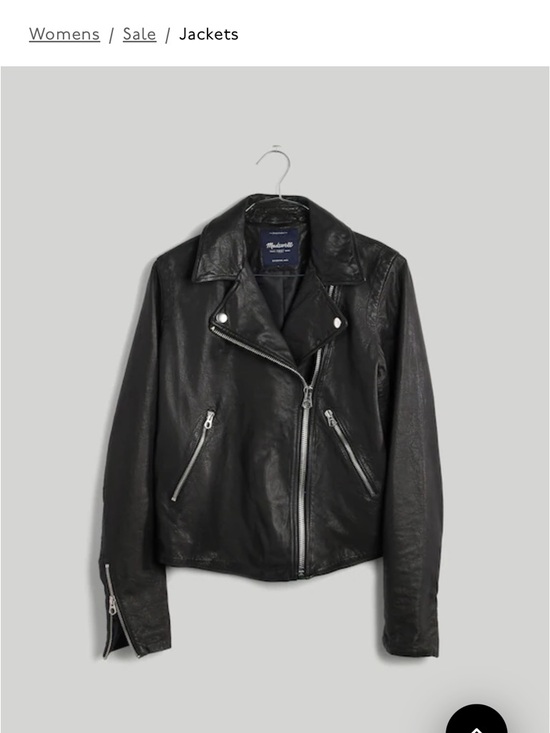 Madewell Jackets & Blazers - Madewell Black Asymmetrical Leather Moto Jacket